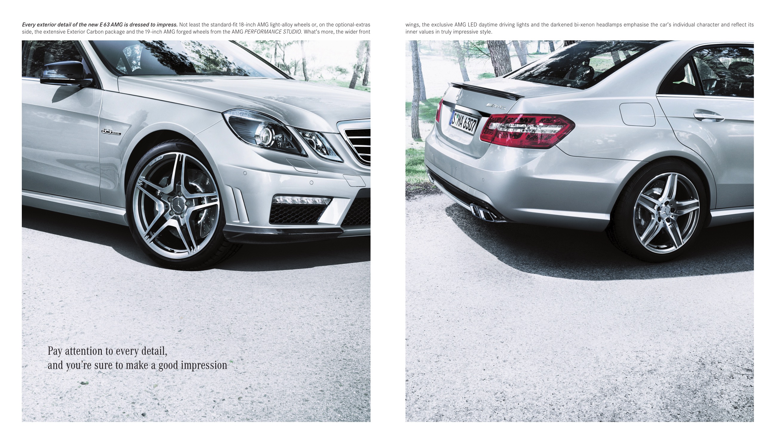 2010 Mercedes-Benz E-Class AMG Brochure Page 4